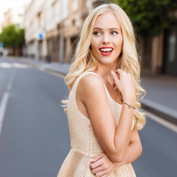 Inspirational Elephant Bracelet for Women - Natural Healing Stone Charm Jewelry - Picture 3 of 7